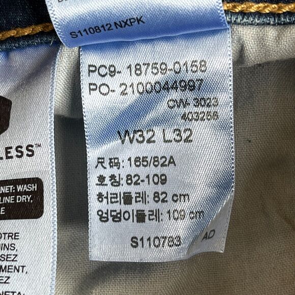 Levi's 725 Waterless High Rise Bootcut Blue Flared Denim Jeans Women's Size 32 - Picture 8 of 13